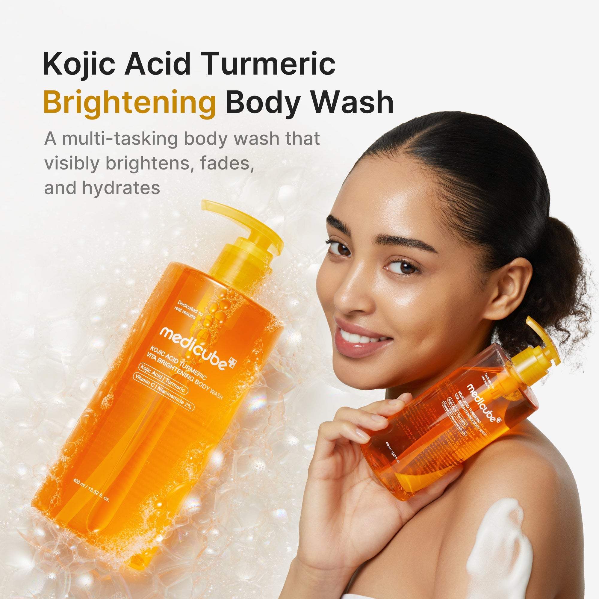 Kojic Acid Turmeric Brightening Body Wash - medicube.us