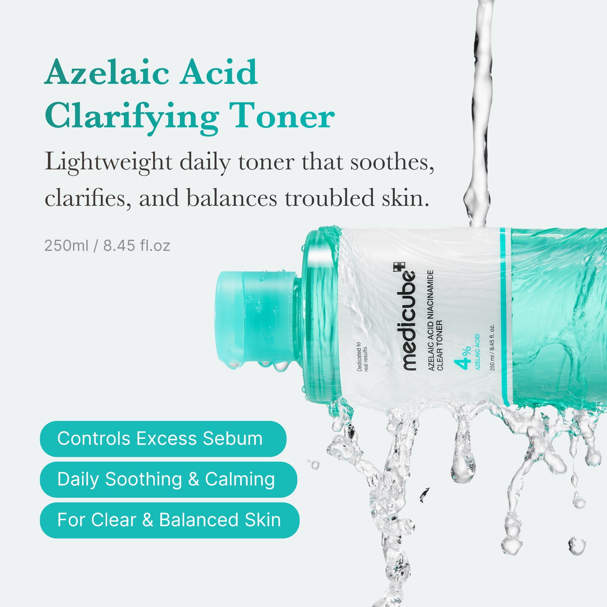 Azelaic Acid Niacinamide Clarifying Toner - medicube.us