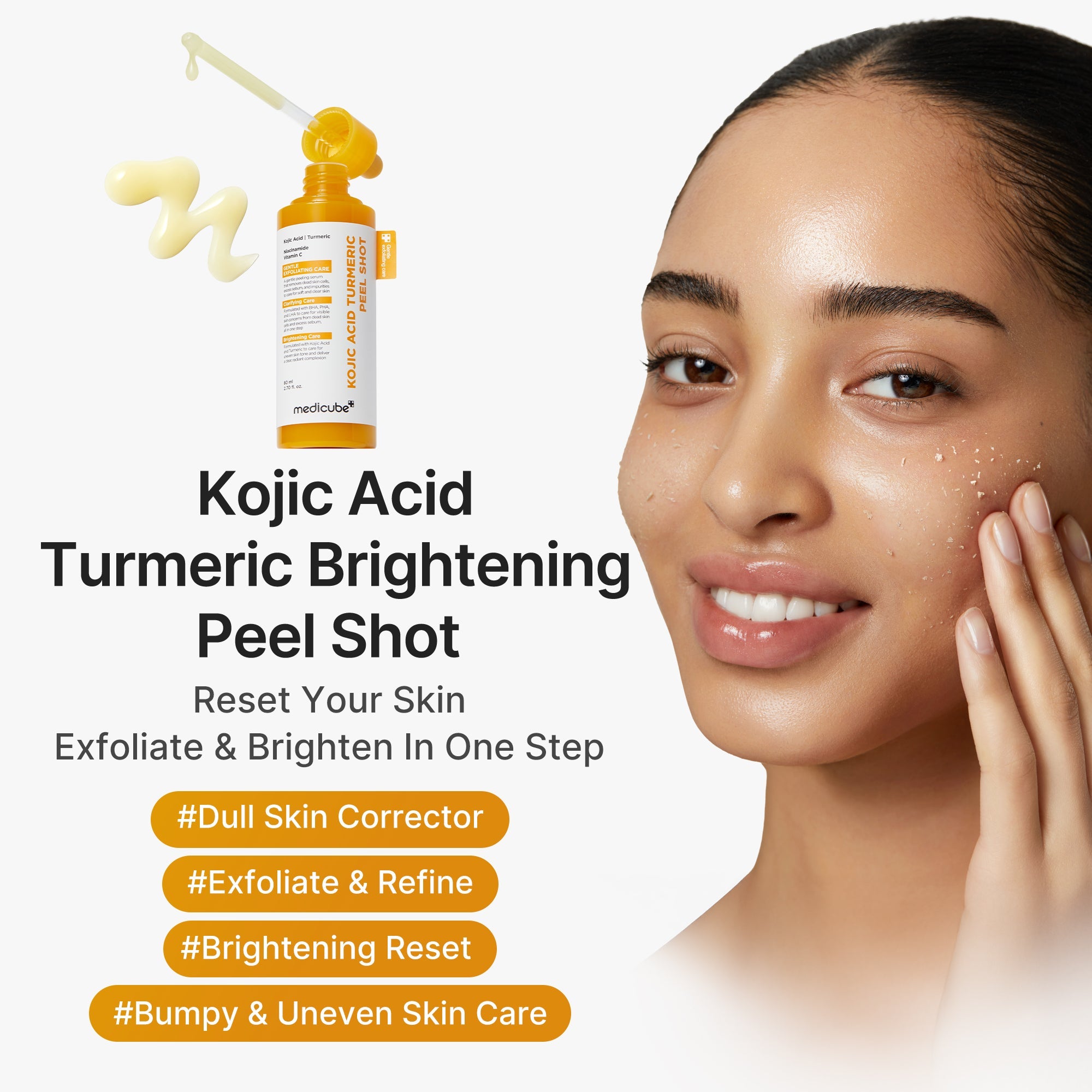 Kojic Acid Turmeric Peel Shot - medicube.us