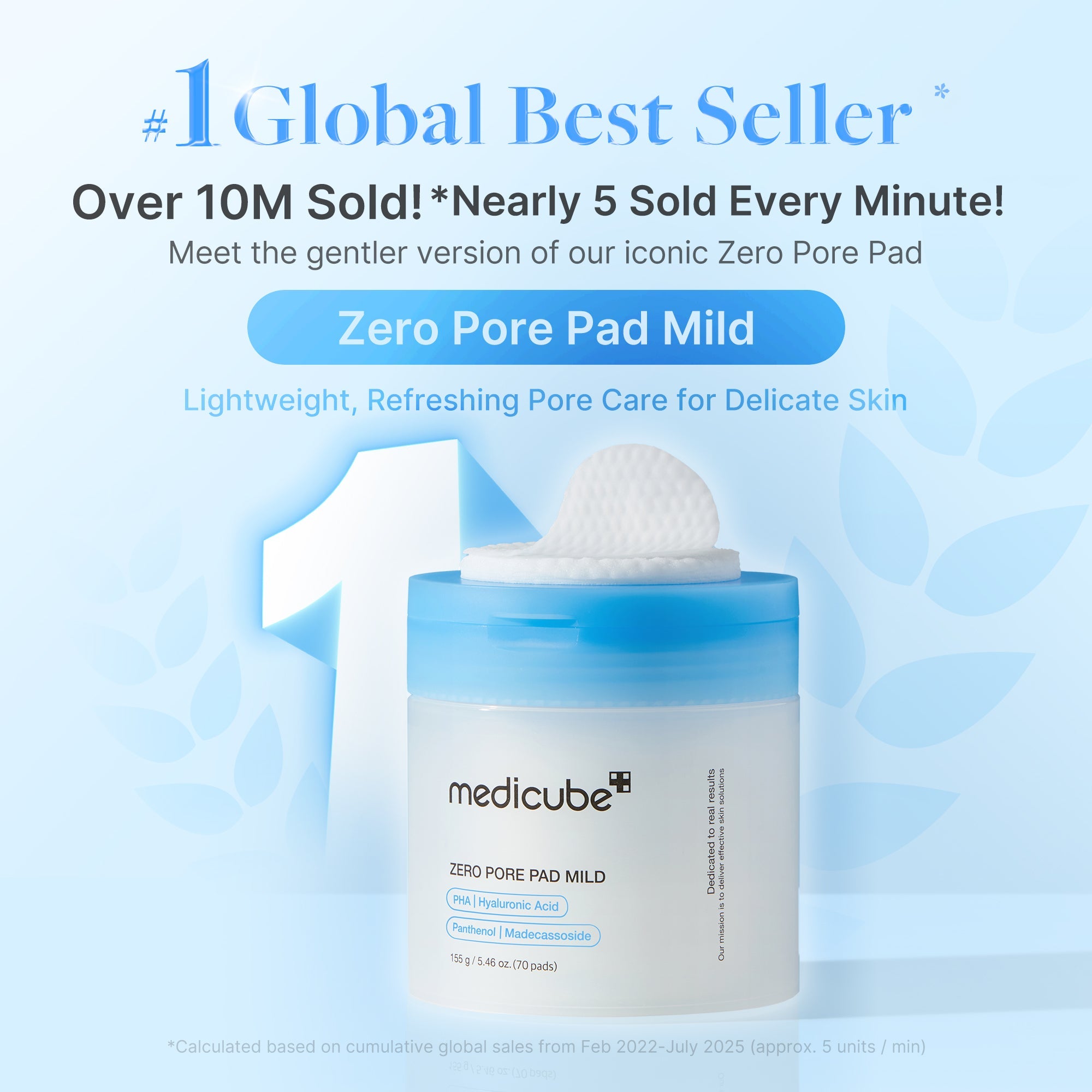 Zero Pore Madecassoside Pads (Mild) - medicube.us