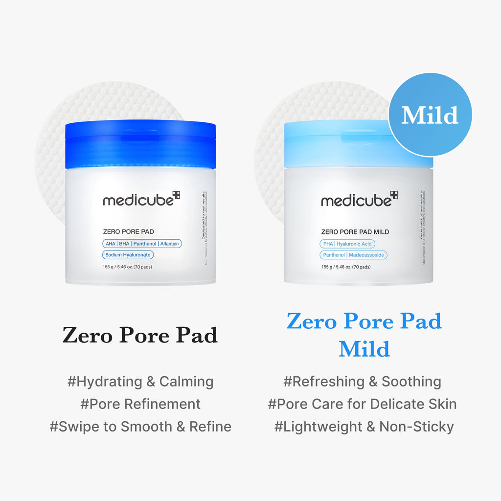 Zero Pore Madecassoside Pads (Mild) - medicube.us