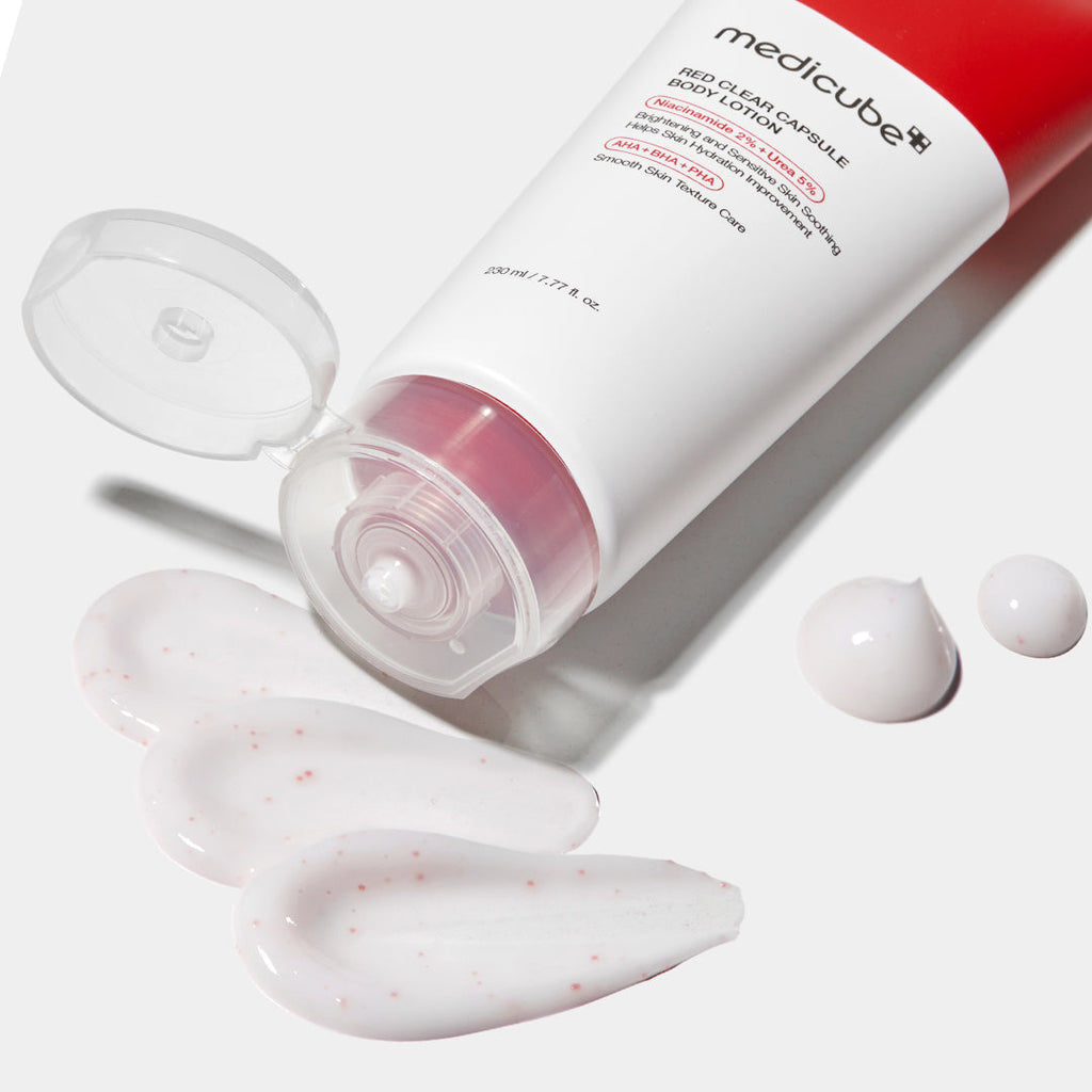 Red Clear Capsule Body Lotion - medicube.us
