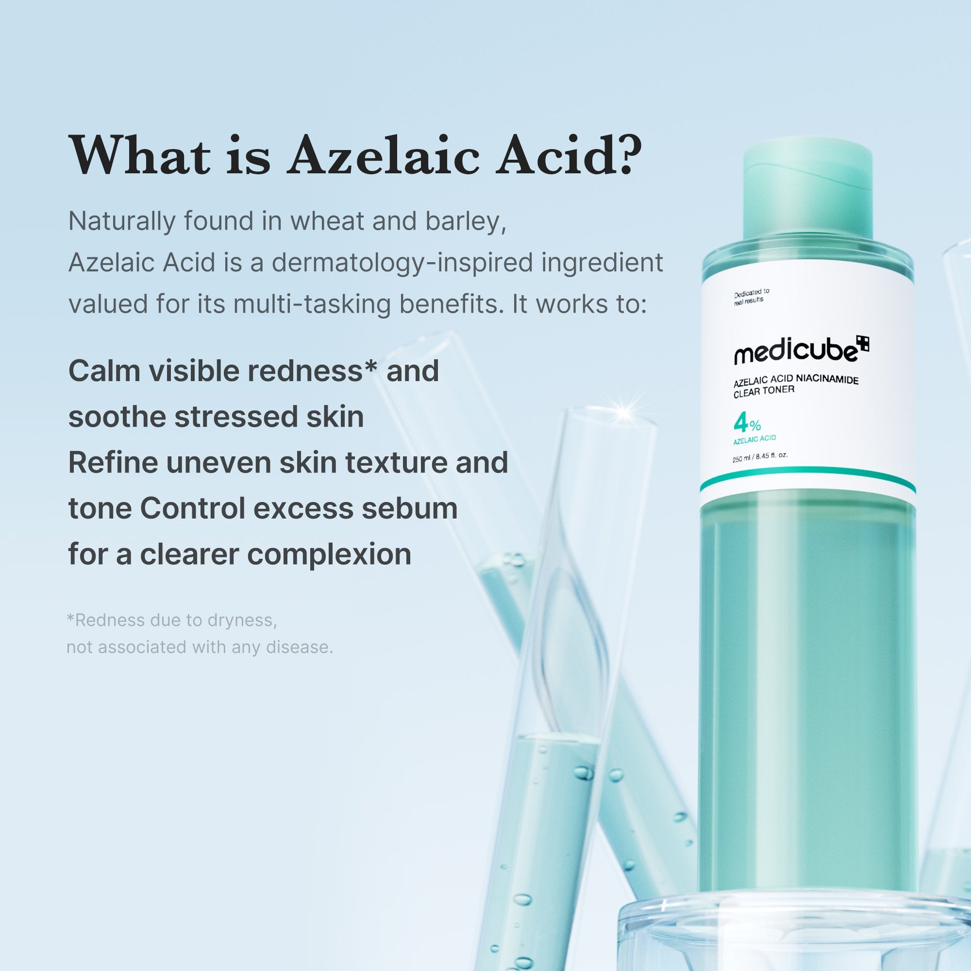 Azelaic Acid Niacinamide Clarifying Toner - medicube.us