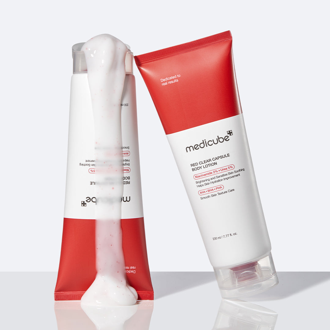 Red Clear Capsule Body Lotion - medicube.us