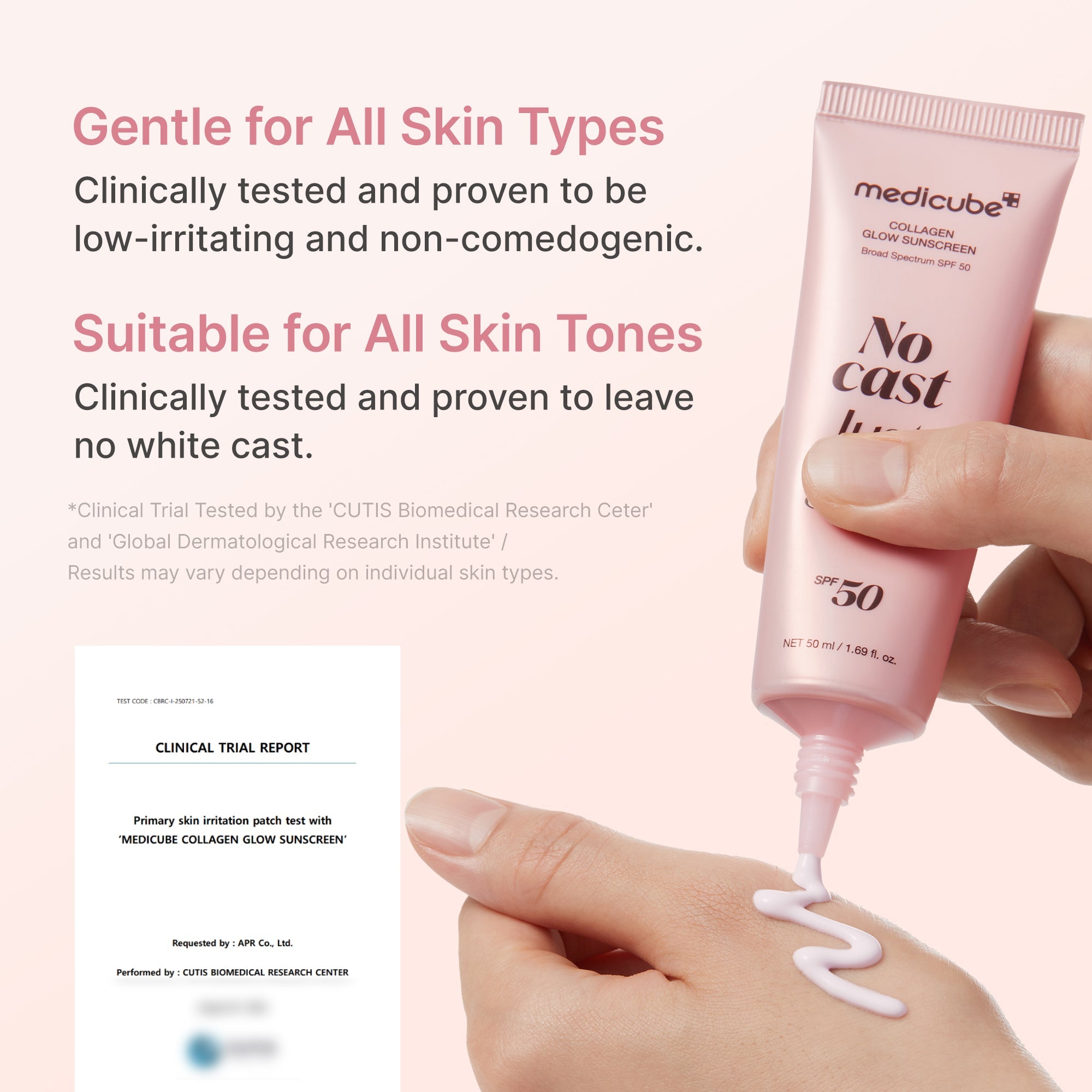 No Cast Just Glow Collagen Sunscreen SO4