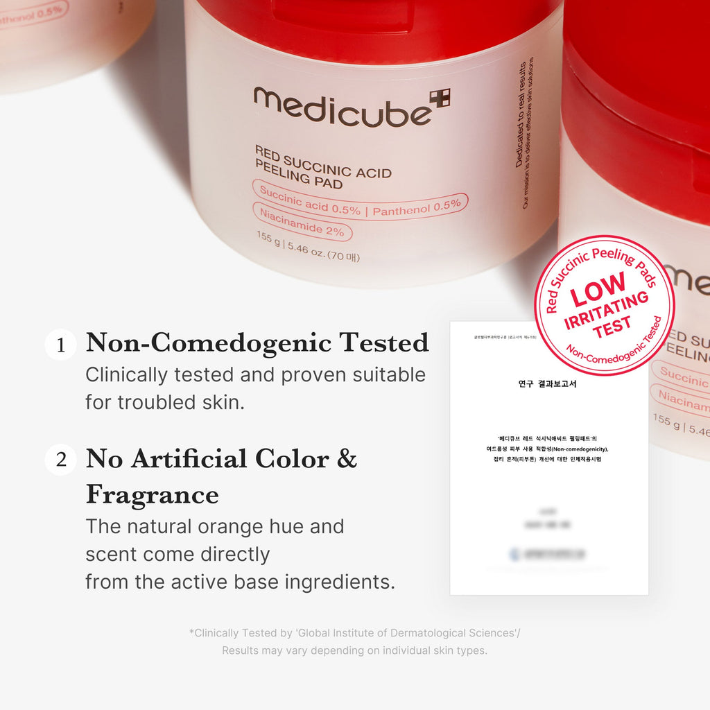 [GIFT] Red Succinic Acid Panthenol Pads - medicube.us