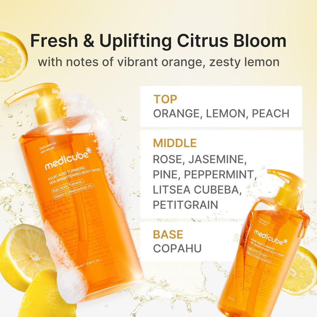Kojic Acid Turmeric Brightening Body Wash - medicube.us