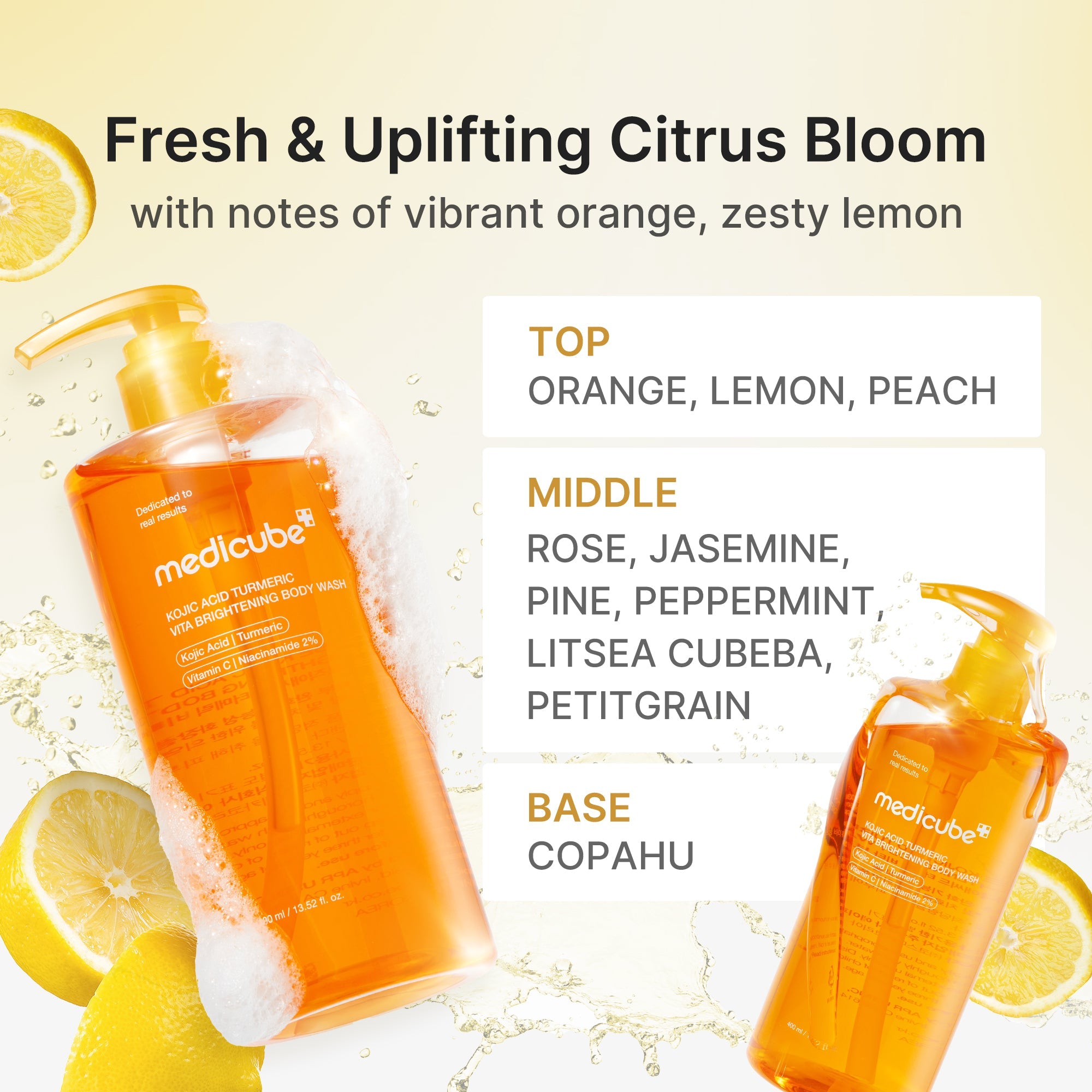 Kojic Acid Turmeric Brightening Body Wash - medicube.us