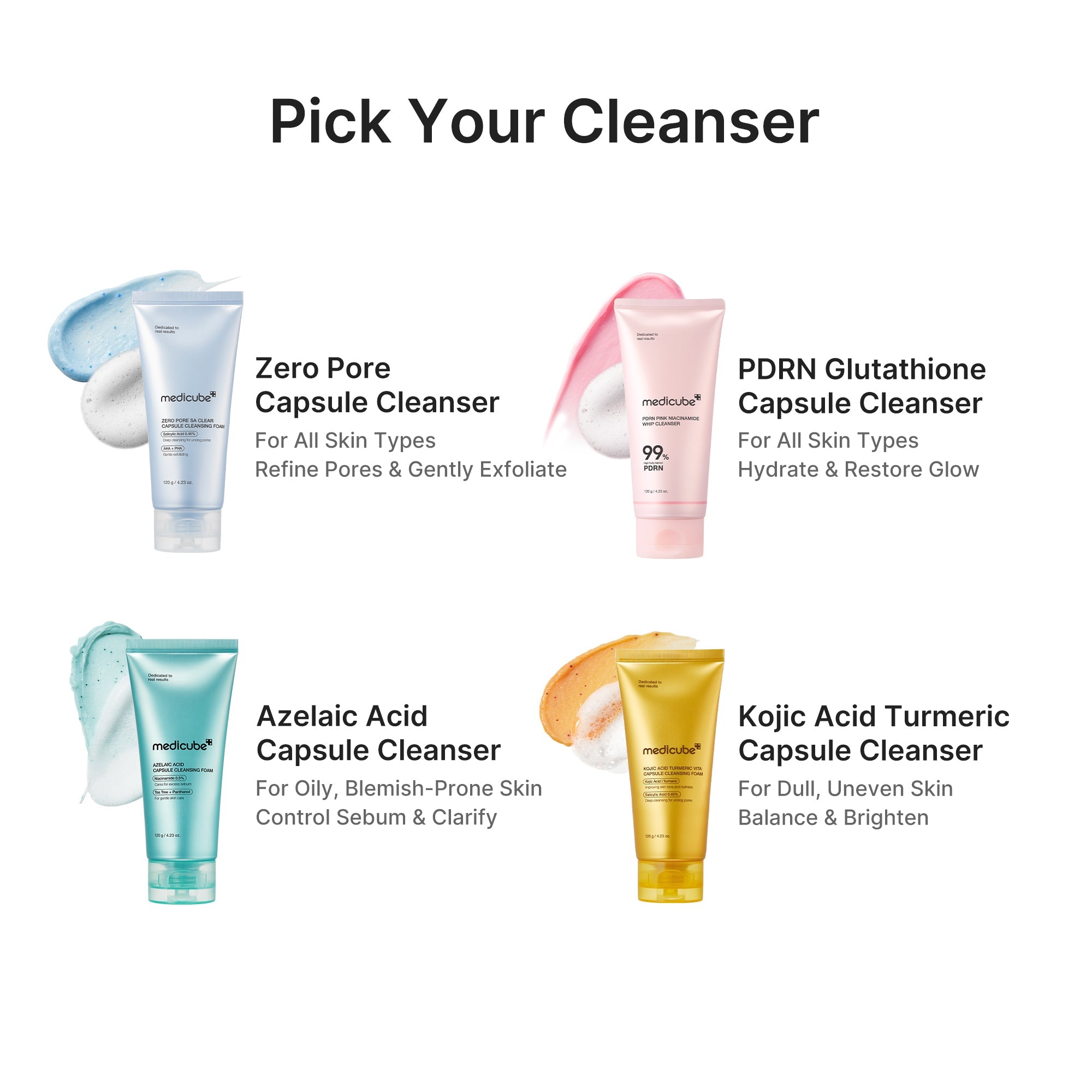 Kojic Acid Turmeric Vita Capsule Foam Cleanser - medicube.us