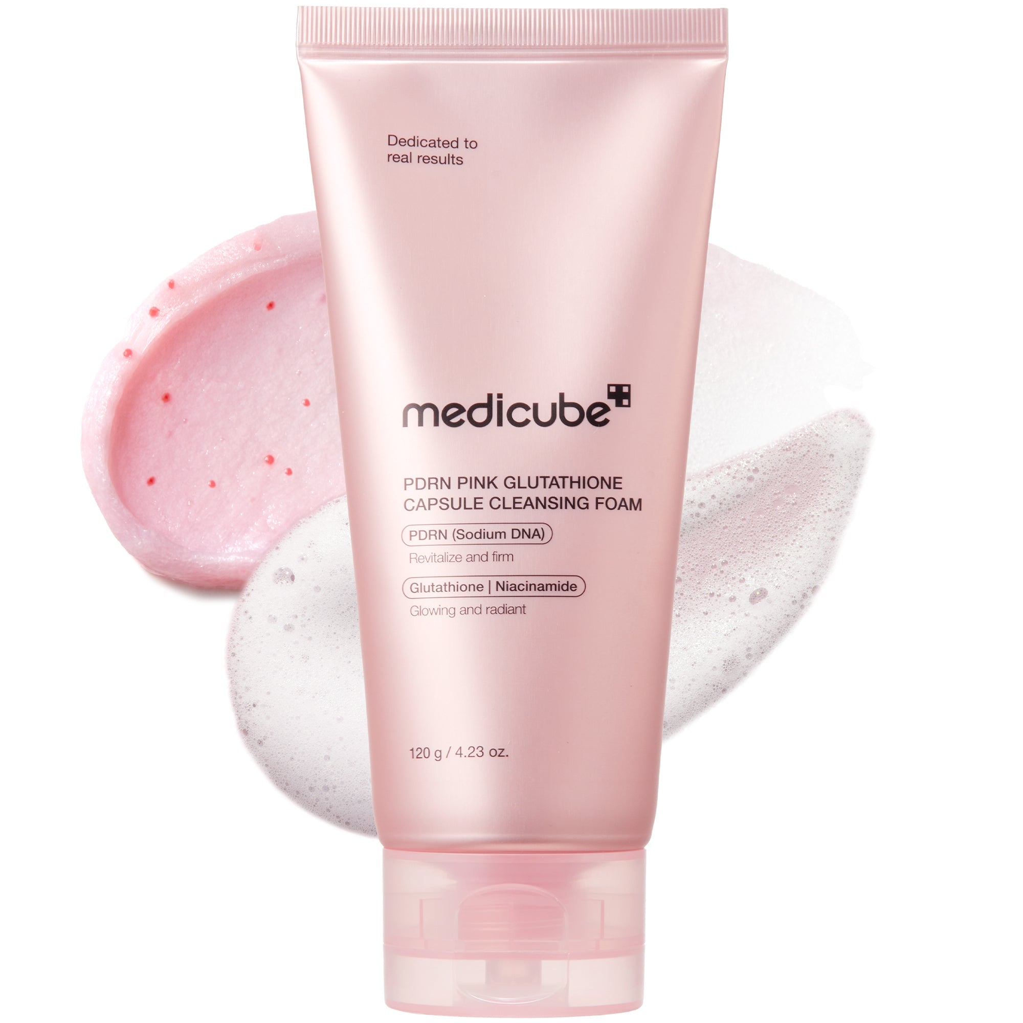 PDRN Pink Glutathione Capsule Foam Cleanser - medicube.us