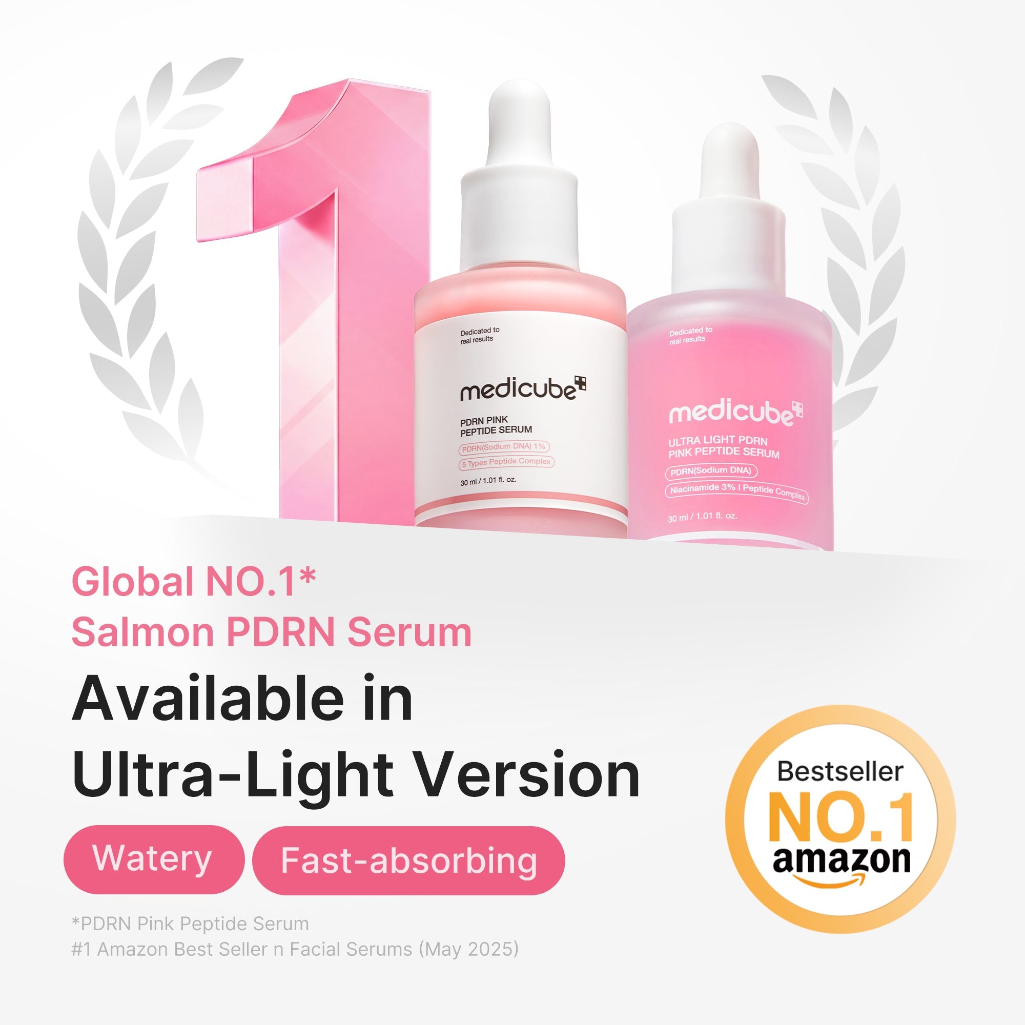 Ultra Light PDRN Pink Peptide Serum TA3