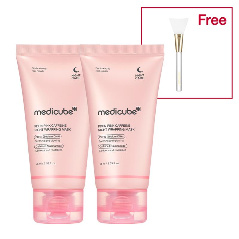 PDRN Pink Caffeine Overnight Wrapping Mask - medicube.us
