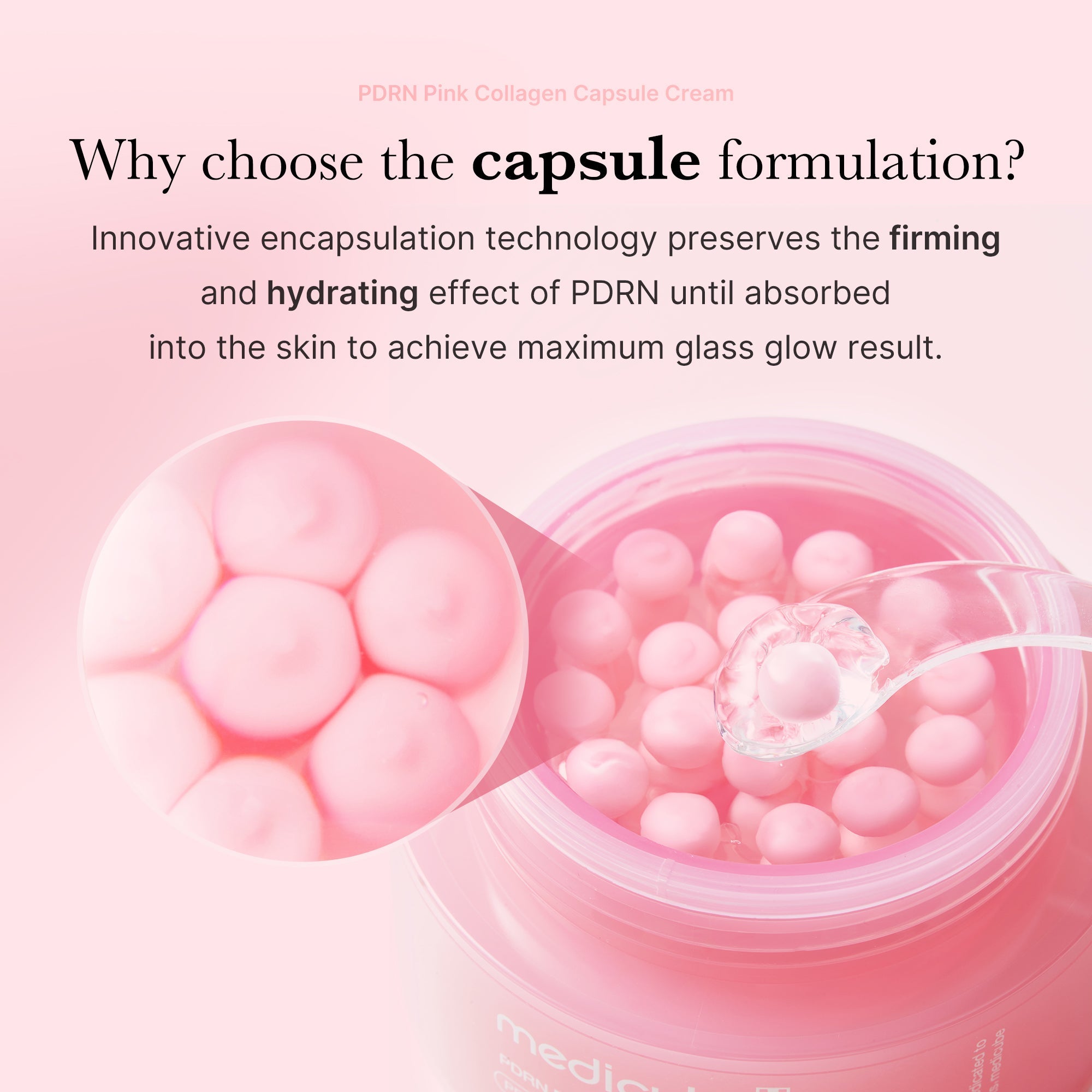 PDRN Pink Collagen Capsule Cream - medicube.us