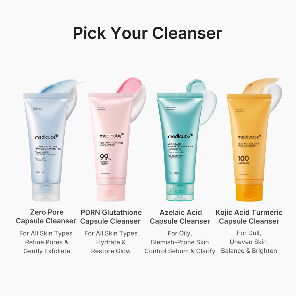 PDRN Pink Glutathione Capsule Foam Cleanser - medicube.us