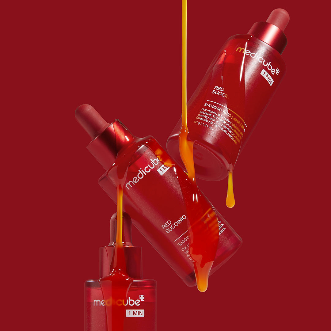 21% Red Succinic Acid Cleansing Booster Serum - medicube.us